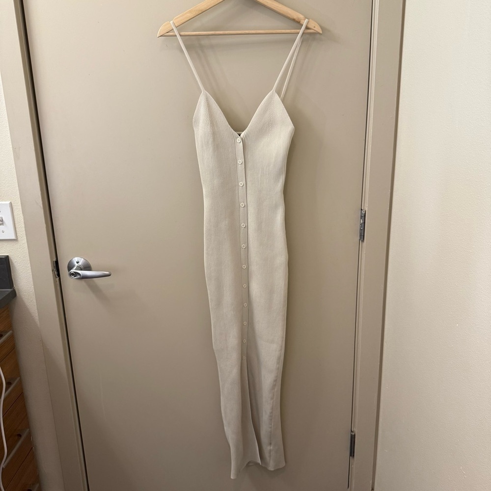 Lioness Casa Midi Dress ribbed midi dress vacation summer euro summer beach - Picture 6 of 10